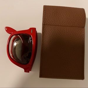 Foldable Red Ray-bans
